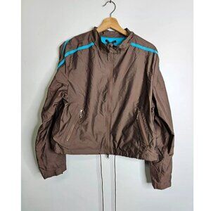 Vintage Y2k Boston Proper Track Suit Set Track Jacket & Pants Women's M Brown